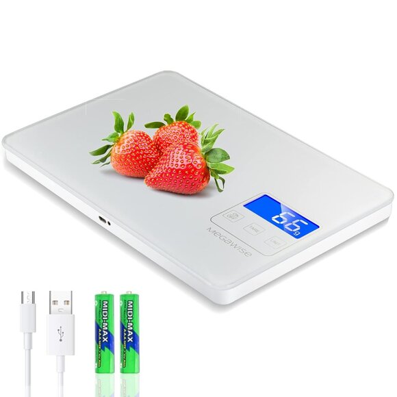 MegaWise K28H Precision Rechargeable Digital Kitchen Food/Postal Scale - NEW! - Picture 1 of 9